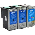 Set of 3 Compatible Canon PG-40 & CL-41 Ink Cartridges