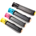 Set of 4 Compatible Dell 3010cn Toner Cartridges