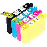 Set of 4 Compatible Epson 125 Ink Cartridges