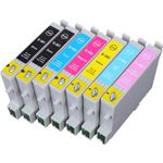 Set of 7 Compatible Epson 48 Ink Cartridges