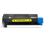 Compatible OkiData 42127401 Yellow High Yield Toner Cartridge