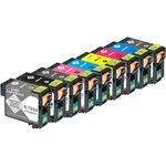 Set of 9 Compatible Epson 760 Ink Cartridges