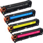 Set of 4 Compatible HP 125A Toner Cartridges