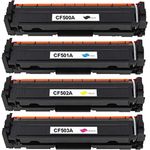 Set of 4 Compatible HP 202A Toner Cartridges