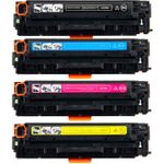 Set of 4 Compatible HP 304A Toner Cartridges