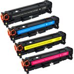 Set of 4 Compatible HP 312A Laser Toner Cartridges