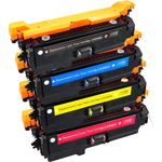 Set of 4 Compatible HP 507A Toner Cartridges