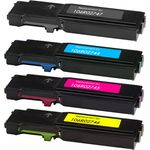 Set of 4 Compatible Xerox WorkCentre 6655 High Yield Toner Cartridges