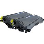 Set of 2 Compatible Brother TN-360 Black High Yield Toner Cartridges