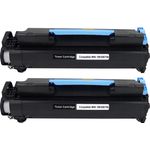 Set of 2 Compatible Canon 106 Black Laser Toner Cartridges (0264B001AA)