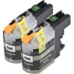 Set of 2 Compatible Brother LC-207BK Black Extra High Yield Ink Cartridges