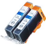 Set of 2 Compatible Canon CLI-226C Cyan Ink Cartridges (4547B001)