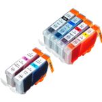 Set of 6 Compatible Canon CLI-8 Ink Cartridges