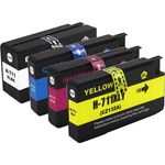 Set of 4 Compatible HP 711XL & 711 Ink Cartridges