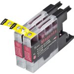 Set of 2 Compatible Brother LC-79M Magenta Extra High Yield Ink Cartridges