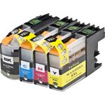 Set of 4 Compatible Brother LC-209 & LC-205 Extra High Yield Ink Cartridges