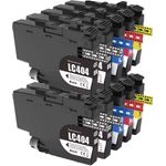 Set of 10 Compatible Brother LC404 XL High Yield Ink Cartridges