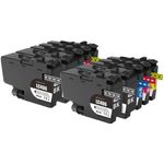 Set of 10 Compatible Brother LC406 XL High Yield Ink Cartridges