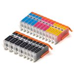 Compatible 20 Pack Canon PGI-250XL & CLI-251XL High-Yield Ink Cartridges