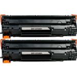 2 Pack Compatible HP 83X High-Yield Black Toner Cartridge (CF283X)