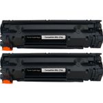 2 Pack Compatible HP 78A Black Toner Cartridge (CE278A)