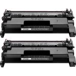 2 Pack Compatible HP 58X Black High-Yield Toner Cartridge (CF258X)