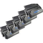 5 x HP Remanufactured 42X High-Yield Black Toner Cartridges (Q5942X)