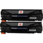 2 x HP Compatible 35A Black Toner Cartridges (CB435A)