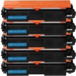 5 x HP Compatible 30X Black High-Yield Toner Cartridges (CF230X)