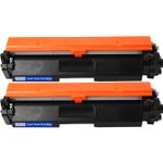 2 x Compatible Canon 051H Black High-Yield Toner Cartridges (2169C001)