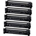 5 x Compatible Canon 047 Black Toner Cartridges (2164C001AA)