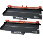 2 x Compatible Brother TN750 Black High-Yield Toner Cartridges (Replaces TN720)