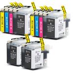 10 x Compatible Brother LC20E Extra High-Yield Ink Cartridges