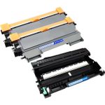 Set of 3 Compatible Brother TN-450 & DR-420 High Yield Toner & Drum Cartridges