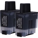 Set of 2 Compatible Brother LC-41BK Black Ink Cartridges