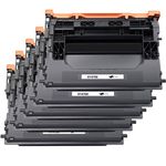 Set of 5 Compatible HP 147X High Yield Laser Toner Cartridge (W1470X)