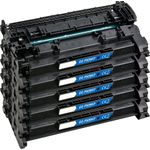 Set of 5 Compatible HP 89A Laser Toner Cartridge (CF289A)