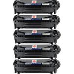 5 Pack Compatible Canon 104 Black Laser Toner Cartridges (0263B001AA)