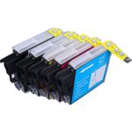 Set of 5 Compatible Brother LC-61 Ink Cartridges