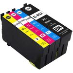 Set of 4 Compatible Epson 802XL High Yield Ink Cartridges