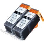 Set of 2 Compatible Canon PGI-220BK (2945B001) Pigment Black Ink Cartridges