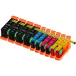 Set of 10 Compatible Lexmark 100XL High Yield Ink Cartridges