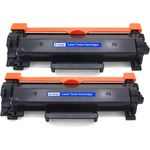 Set of 2 Compatible Brother TN-760 Black High Yield Toner Cartridges (Replaces TN-730)