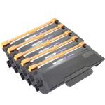 5 Pack Compatible Brother TN880 Black Super High-Yield Toner Cartridge