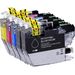 Set of 5 Compatible Brother LC-3013 High Yield Ink Cartridges (Replaces LC-3011)