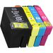 Set of 4 Compatible Epson 252XL High Yield Ink Cartridges