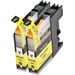 Set of 2 Compatible Brother LC-105Y Yellow Extra High Yield Ink Cartridges