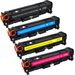 Set of 4 Compatible HP 312A Laser Toner Cartridges