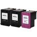 Set of 3 Compatible HP 60XL High Yield Ink Cartridges