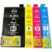 Set of 4 Compatible Epson 252XL High Yield Ink Cartridges